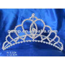 Rhinestone casamento tiara pente (GWST12-006)